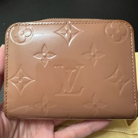 Louis Vuitton Zippy Coin Purse Velvet Rose Vernis leather - Picture 4 of 6